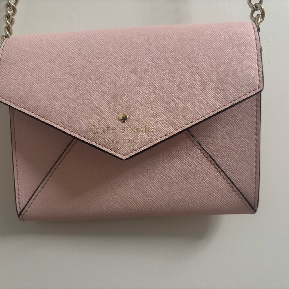 Kate Spade Blush Pink Envelope Clutch